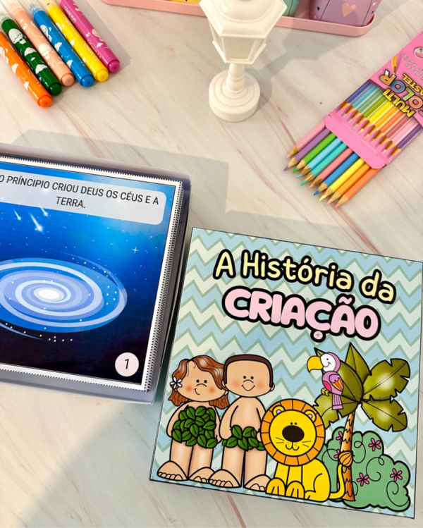 Livro na Caixa A História da Criação