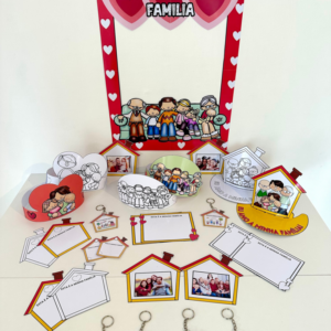 Kit Lembrancinhas e Moldura para Foto - Dia da Família