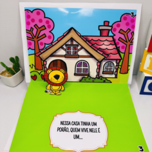 Livro 3D - A Casa que Rimava