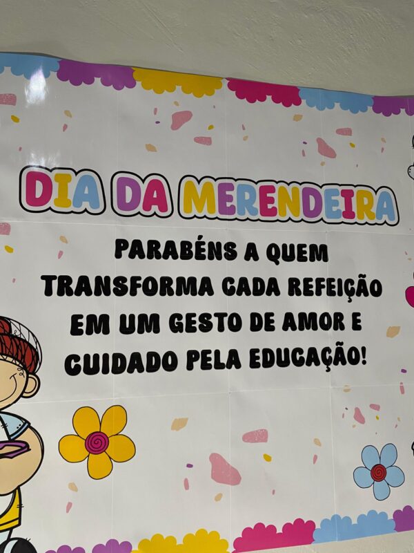 Painel Dia da Merendeira + Lembrancinhas - Imagem 7