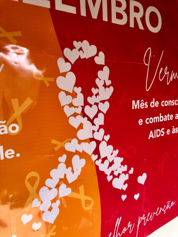 Painel Dezembro Laranja e Vermelho - Imagem 3