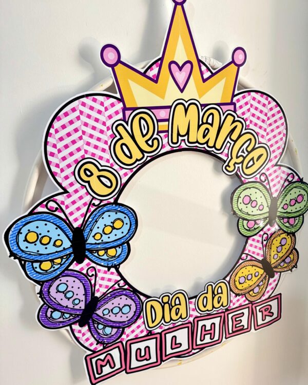 Moldura para Bambolê – Dia da Mulher - Imagem 3