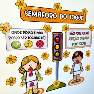 Semáforo do Toque – Painel Interativo Maio Laranja