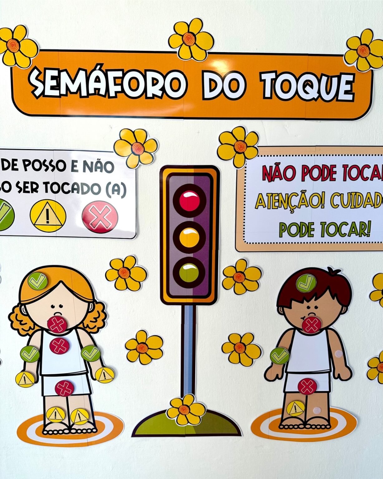 Semáforo do Toque – Painel Interativo Maio Laranja - LudKids - Recursos ...