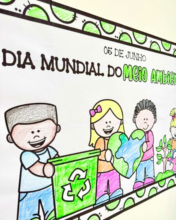 Cartaz para Colorir- Meio Ambiente
