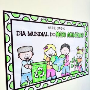 Cartaz para Colorir- Meio Ambiente