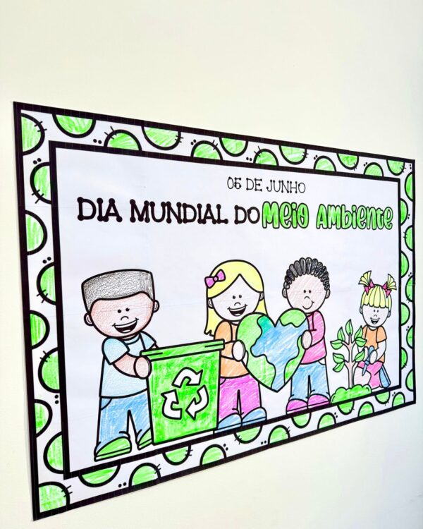 Cartaz para Colorir- Meio Ambiente