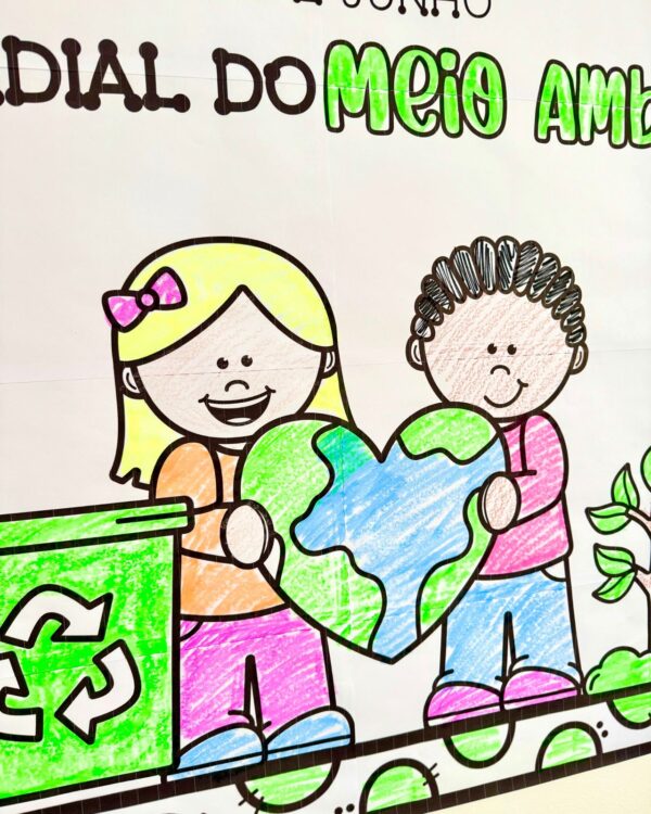 Cartaz para Colorir – Meio Ambiente - Imagem 4