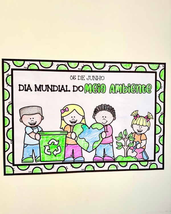 Cartaz para Colorir – Meio Ambiente - Imagem 6