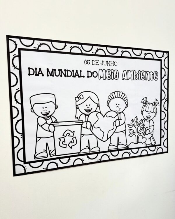 Cartaz para Colorir – Meio Ambiente - Imagem 8