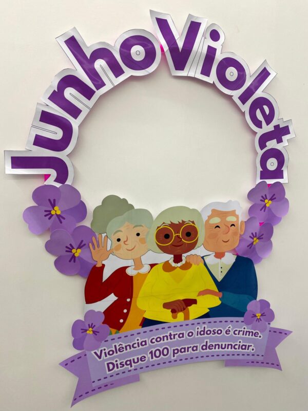Moldura para Bambolê - Junho Violeta