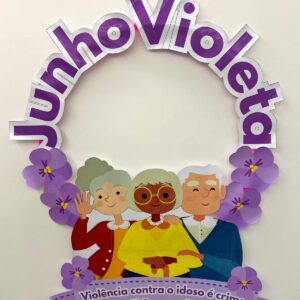 Moldura para Bambolê - Junho Violeta