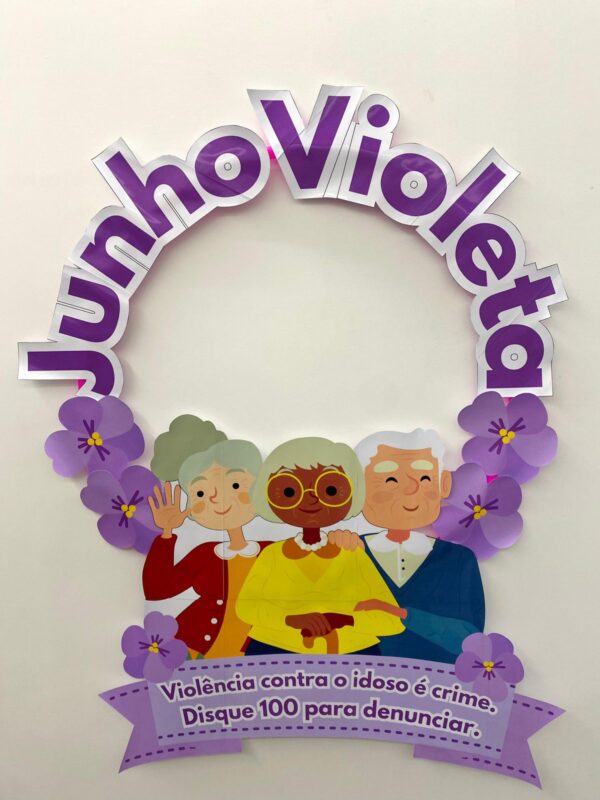 Moldura para Bambolê - Junho Violeta