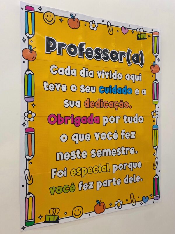 Cartaz de Agradecimento para Professores - Imagem 7