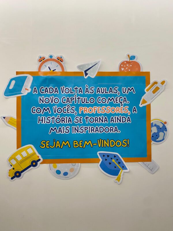Painel Boas-Vindas Professores