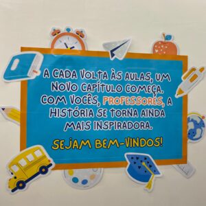 Painel Boas-Vindas Professores