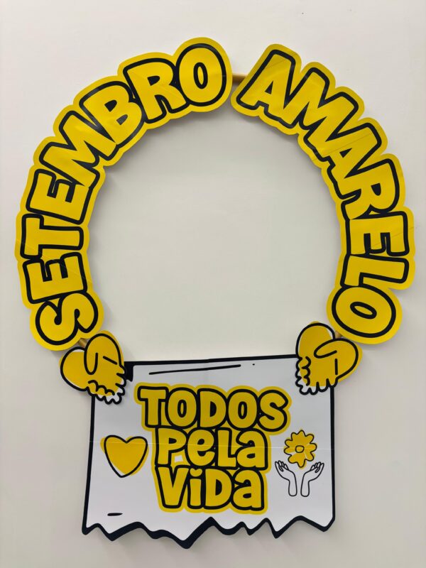 Moldura Bambolê – Setembro Amarelo “Todos Pela Vida” - Imagem 2