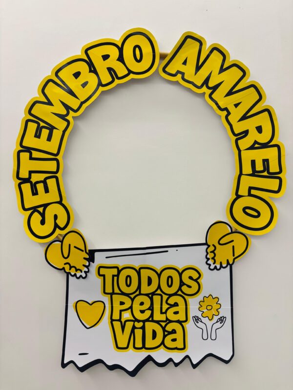 Moldura Setembro Amarelo - Todos Pela Vida