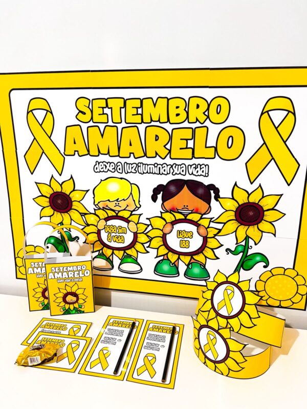 Kit Painel e Lembrancinhas – Setembro Amarelo - Imagem 3