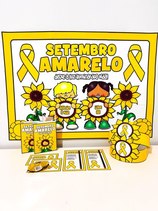 Kit Painel e Lembrancinhas – Setembro Amarelo - Imagem 6