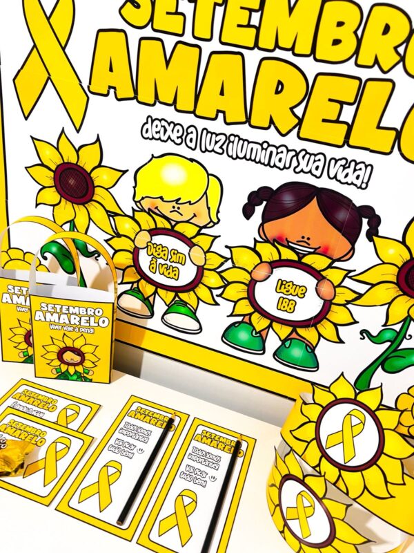Kit Painel e Lembrancinhas – Setembro Amarelo - Imagem 8