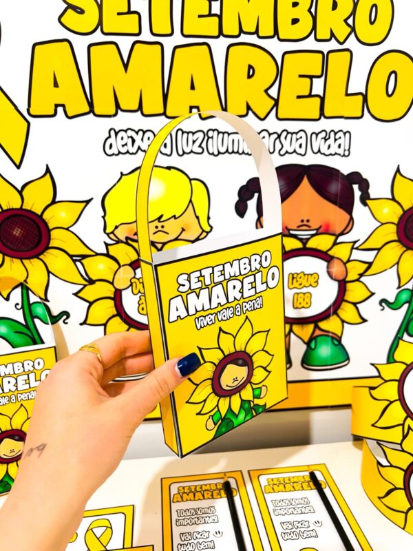 Kit Painel e Lembrancinhas – Setembro Amarelo - Imagem 9