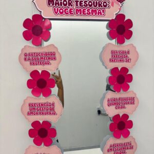 Espelho de Afirmações Outubro Rosa