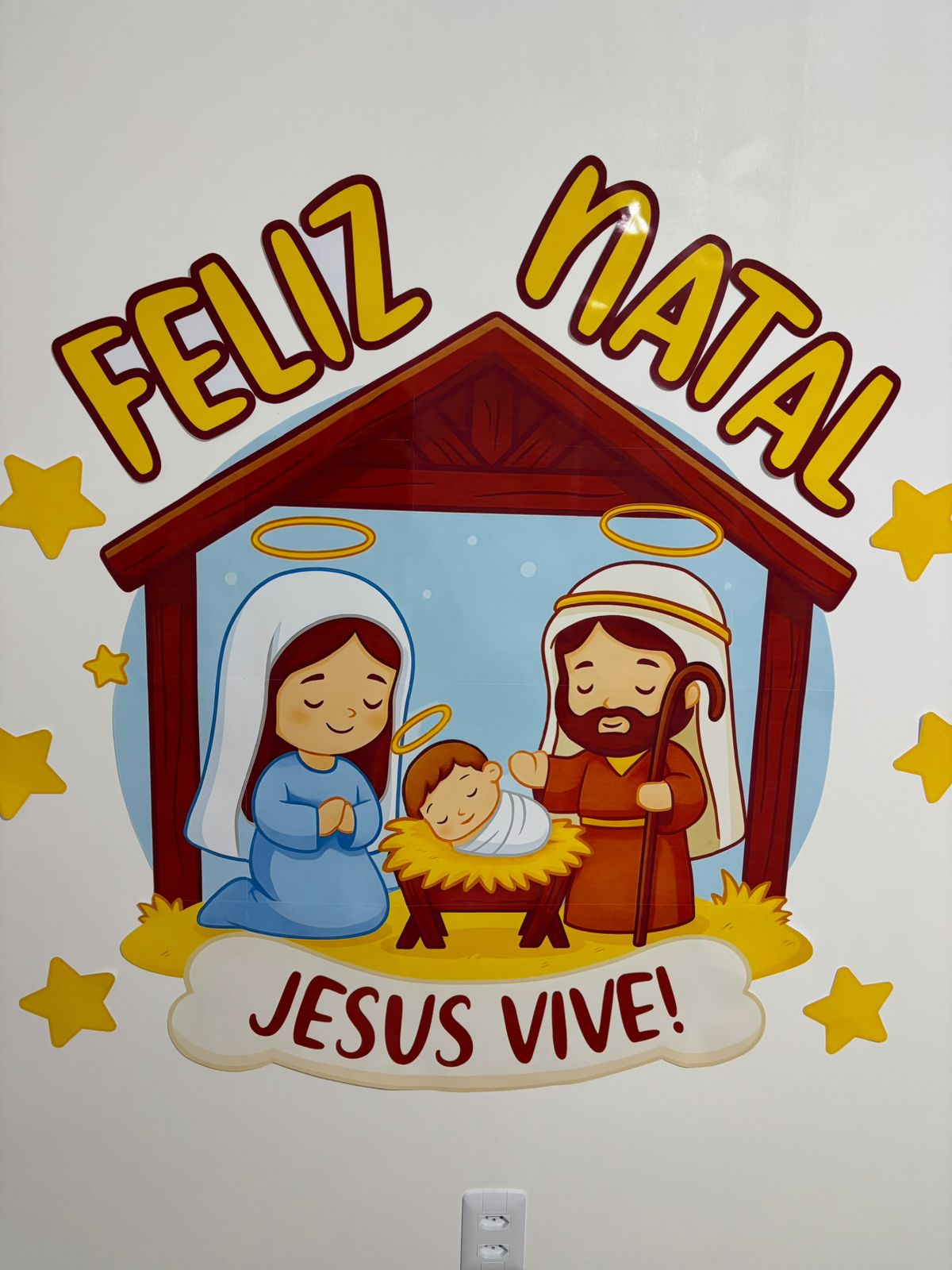 Painel Presépio - Jesus Vive