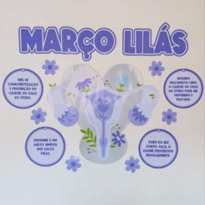 Painel Março Lilás