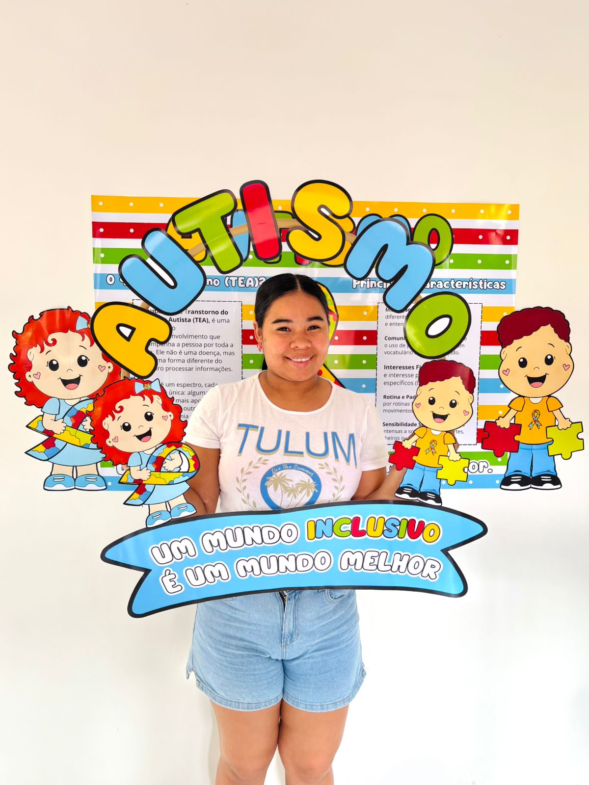 Kit Autismo – Painel + Moldura para Bambolê