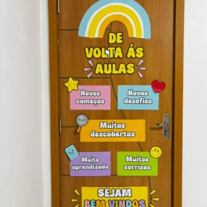 Painel de Porta – Boas-vindas para Imprimir