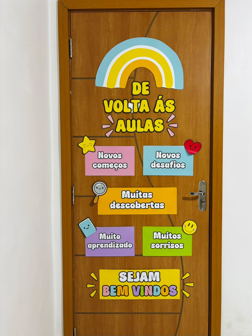 Painel de Porta – Boas-vindas para Imprimir