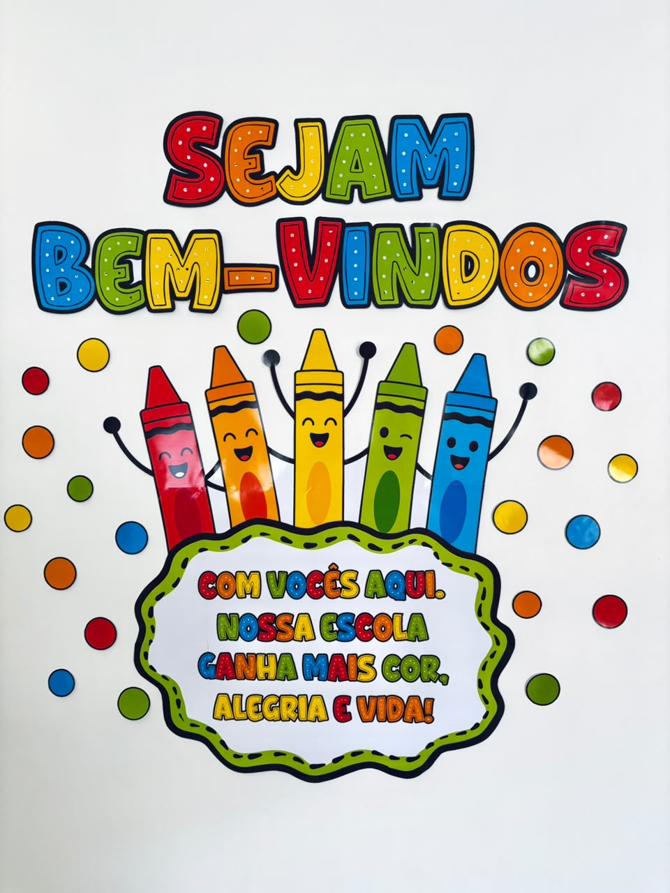 Painel Boas-Vindas para imprimir
