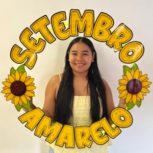 Moldura para Bambolê - Setembro Amarelo para imprimir